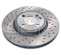 febi bilstein Brake Disc Rotor 43954 – Front Pair – OE 34 11 6 777 825