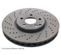 2x Brake disc Front Axle perforated/vented ADU1743104 BLUE PRINT