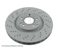 2x Brake disc Front Axle perforated/vented ADU174335 BLUE PRINT