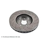 2x Brake disc Front Axle perforated/vented ADU174395 BLUE PRINT