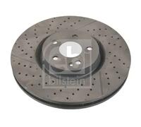 Brake Disc Single Vented fits MERCEDES A45 AMG W176 2.0 Front 13 to 18 M133.980