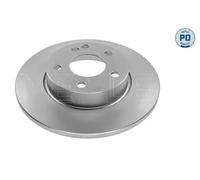 2x Brake disc Front Axle solid 015 521 0037/PD MEYLE for MERCEDES-BENZ A-CLASS