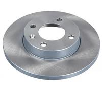 2x Brake disc Front Axle solid 02121 FEBI BILSTEIN for AUDI VW SEAT