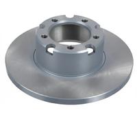 2x Brake disc Front Axle solid 04876 FEBI BILSTEIN for MERCEDES-BENZ T1 Van