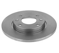 2x Brake disc Front Axle solid 11105 FEBI BILSTEIN for PEUGEOT CITROËN