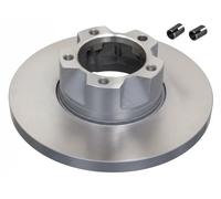 2x Brake disc Front Axle solid 11393 FEBI BILSTEIN for VW LT28-50 Bus