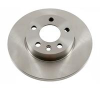 2x Brake disc Front Axle solid 14104 FEBI BILSTEIN for VW TRANSPORTER Mk IV Van