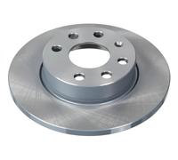 2x Brake disc Front Axle solid 19510 FEBI BILSTEIN for OPEL CORSA C