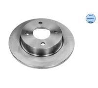 2x Brake disc Front Axle solid 36-15 521 0001 MEYLE for NISSAN MICRA II