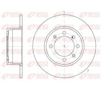 2x Brake disc Front Axle solid 6248.00 REMSA for SAAB 90 99 900 Combi Coupe