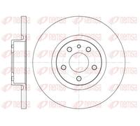 REMSA FRONT 2 X BRAKE DISC 651200 FOR ALFA ROMEO