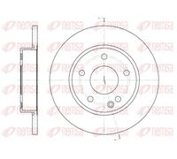 2x Brake disc Front Axle solid 6526.00 REMSA for MERCEDES-BENZ A-CLASS