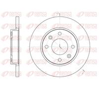 REMSA FRONT 2 X BRAKE DISC 653500 FOR CITROËN PEUGEOT