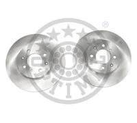 2x Brake disc Front Axle solid BS-4510C OPTIMAL for ROVER MG