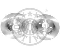 2x Brake disc Front Axle solid BS-6350C OPTIMAL for OPEL SUZUKI