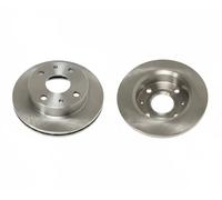 2x Brake disc Front Axle solid J3306025 NIPPARTS for DAIHATSU YRV CHARADE VI