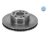 2x Brake disc Front Axle Vented 015 521 2022 MEYLE for MERCEDES-BENZ S-CLASS