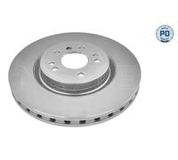 2x Brake disc Front Axle Vented 083 521 0026/PD MEYLE for MERCEDES-BENZ M-CLASS