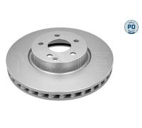 2x Brake disc Front Axle Vented 083 521 0039/PD MEYLE for MERCEDES-BENZ SLK SLC