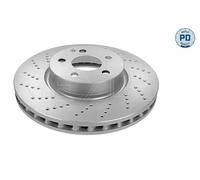 2x Brake disc Front Axle Vented 083 521 2103/PD MEYLE for MERCEDES-BENZ C-CLASS