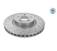 2x Brake disc Front Axle Vented 083 521 2105/PD MEYLE for MERCEDES-BENZ S-CLASS