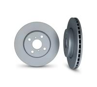 2x Brake disc Front Axle Vented 1031095 KAMOKA for TOYOTA YARIS/VITZ
