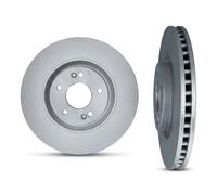 2x Brake disc Front Axle Vented 103296 KAMOKA for HYUNDAI KIA