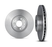 2x Brake disc Front Axle Vented 103300 KAMOKA for BMW X5 X6
