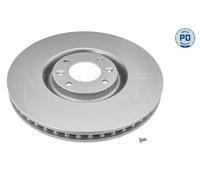 2x Brake disc Front Axle Vented 11-15 521 0045/PD MEYLE for CITROËN PEUGEOT DS