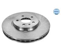 2x Brake disc Front Axle Vented 115 521 1117 MEYLE for AUDI Q5 A5 A4 B8