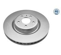 2x Brake disc Front Axle Vented 183 521 0067/PD MEYLE for AUDI A6 Allroad C7
