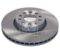 2x Brake disc Front Axle Vented 184699 FEBI BILSTEIN for VW AUDI