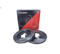 2x Brake disc Front Axle Vented 19-2519 MAXGEAR for NISSAN INFINITI
