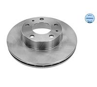 2x Brake disc Front Axle Vented 215 521 0004 MEYLE for FIAT PEUGEOT CITROËN