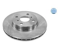 2x Brake disc Front Axle Vented 30-15 521 0035 MEYLE for TOYOTA COROLLA