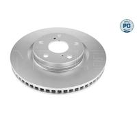 2x Brake disc Front Axle Vented 30-15 521 0120/PD MEYLE for TOYOTA LEXUS