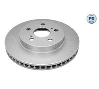 2x Brake disc Front Axle Vented 30-15 521 0133/PD MEYLE for TOYOTA PRIUS PHV