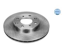 2x Brake disc Front Axle Vented 31-15 521 0028 MEYLE for HONDA LOGO JAZZ II