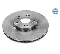 2x Brake disc Front Axle Vented 31-15 521 0051 MEYLE for HONDA ACCORD VII