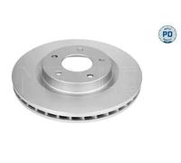2x Brake disc Front Axle Vented 32-15 523 0015/PD MEYLE for MITSUBISHI DODGE