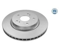 2x Brake disc Front Axle Vented 33-15 521 0017/PD MEYLE for SUZUKI