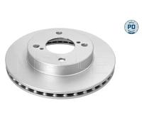 2x Brake disc Front Axle Vented 33-15 521 0025/PD MEYLE for SUZUKI IGNIS III