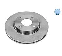 2x Brake disc Front Axle Vented 36-15 521 0052 MEYLE for NISSAN CUBE