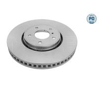 2x Brake disc Front Axle Vented 36-15 521 0068/PD MEYLE for INFINITI M FX EX Q70