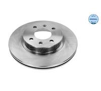 2x Brake disc Front Axle Vented 37-15 521 0007 MEYLE for HYUNDAI GETZ