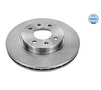 2x Brake disc Front Axle Vented 37-15 521 0031 MEYLE for HYUNDAI KIA