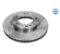 2x Brake disc Front Axle Vented 37-15 521 0034 MEYLE for KIA SORENTO I
