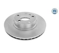 2x Brake disc Front Axle Vented 383 521 0012/PD MEYLE for BMW X3 X4