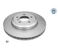 2x Brake disc Front Axle Vented 383 521 1008/PD MEYLE for BMW 5 6 Convertible 7