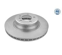 2x Brake disc Front Axle Vented 383 521 3059/PD MEYLE for BMW 7